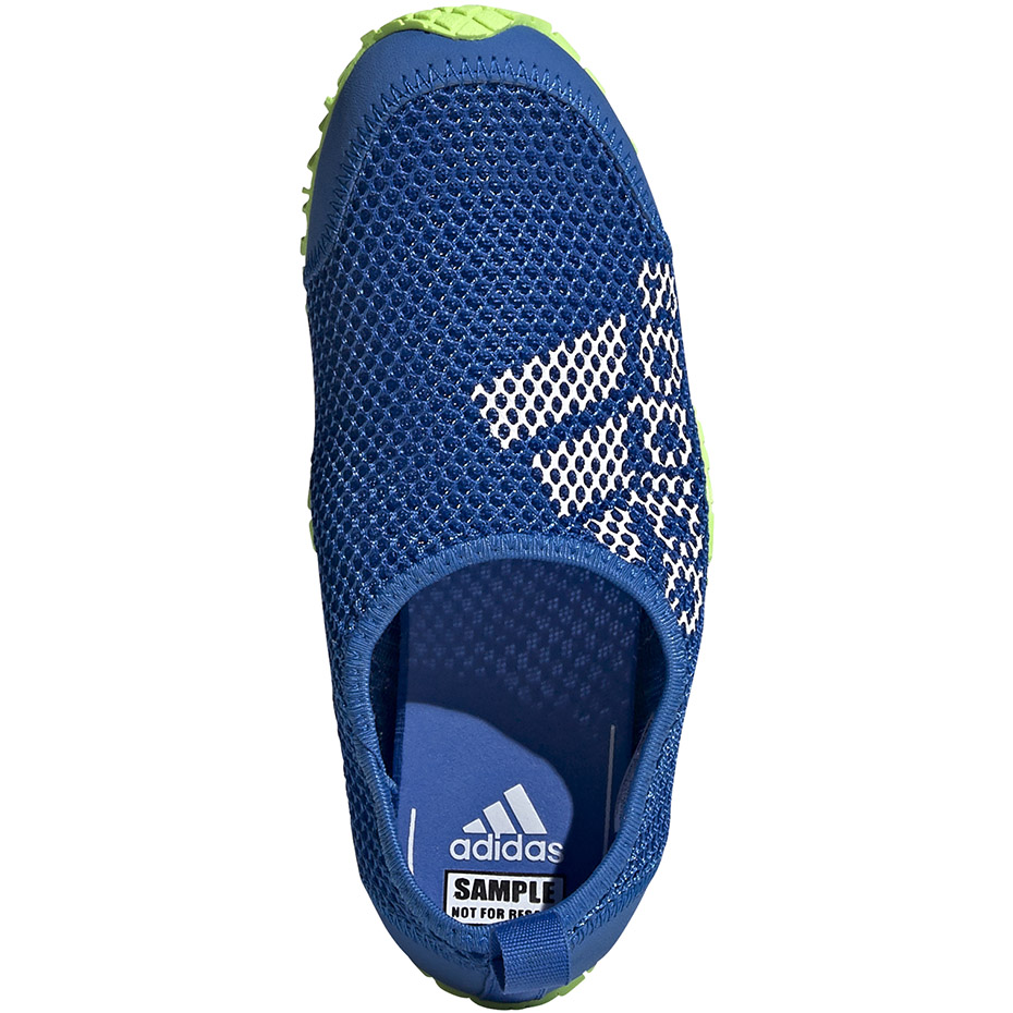 Buty do wody dla dzieci adidas Kurobe K niebiesko-limonkowe EF2239 - obrazek 2