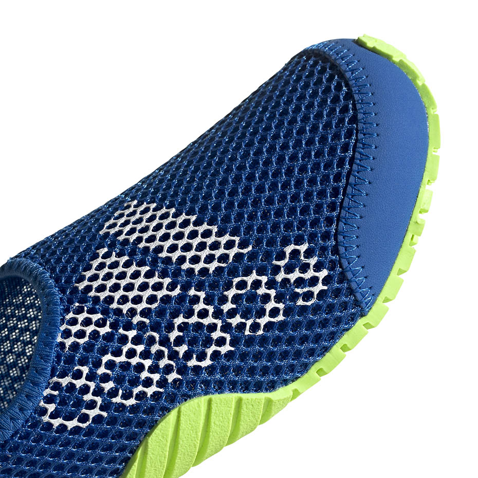 Buty do wody dla dzieci adidas Kurobe K niebiesko-limonkowe EF2239 - obrazek 4