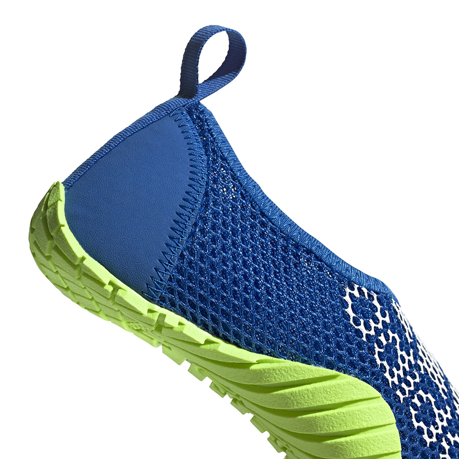 Buty do wody dla dzieci adidas Kurobe K niebiesko-limonkowe EF2239 - obrazek 5