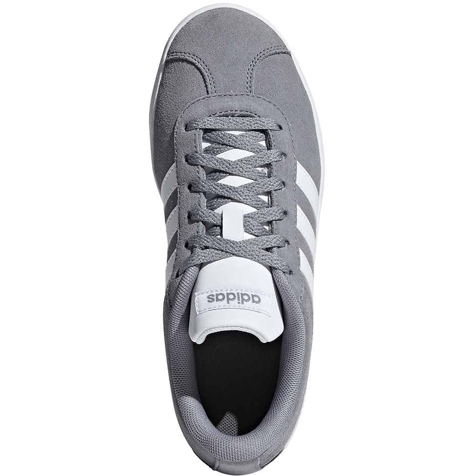 Buty dla dzieci adidas VL Court 2.0 K szare B75692 - obrazek 2