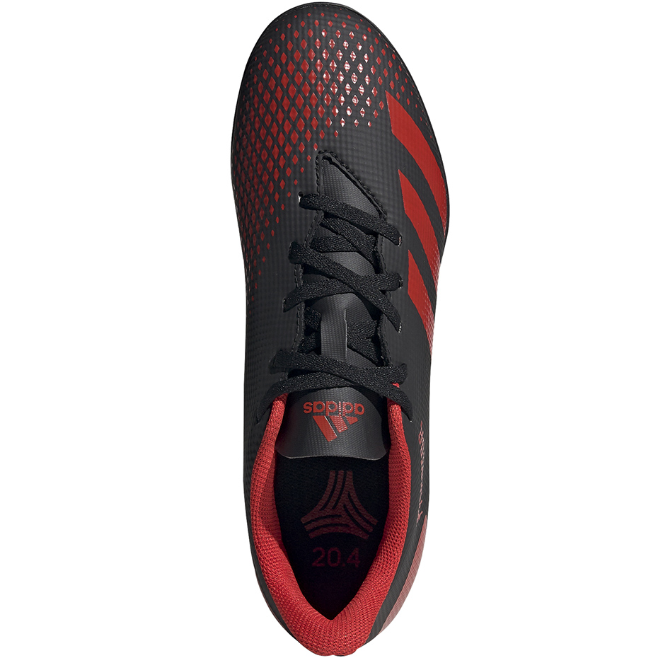 Buty piłkarskie adidas Predator 20.4 TF czarno-czerwone EE9585 - obrazek 2