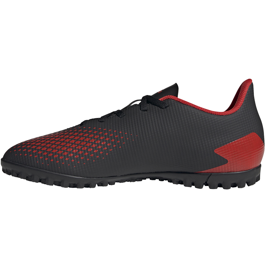 Buty piłkarskie adidas Predator 20.4 TF czarno-czerwone EE9585 - obrazek 3