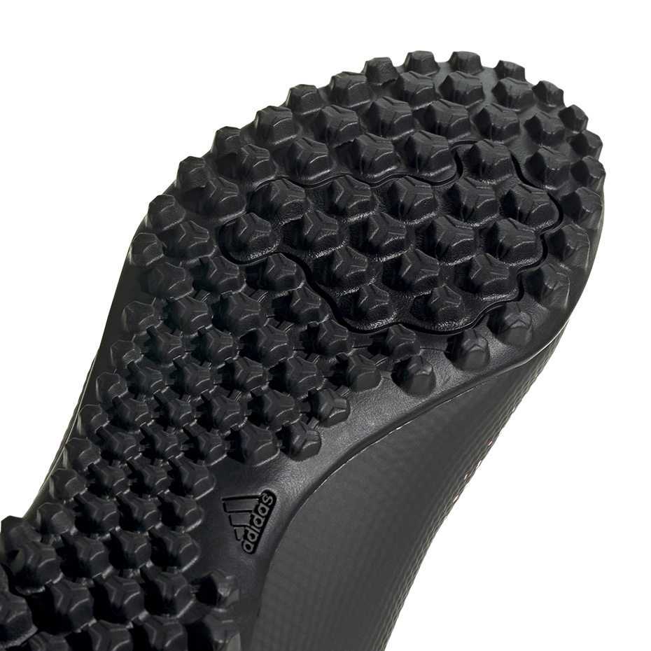Buty piłkarskie adidas Predator 20.4 TF czarno-czerwone EE9585 - obrazek 6