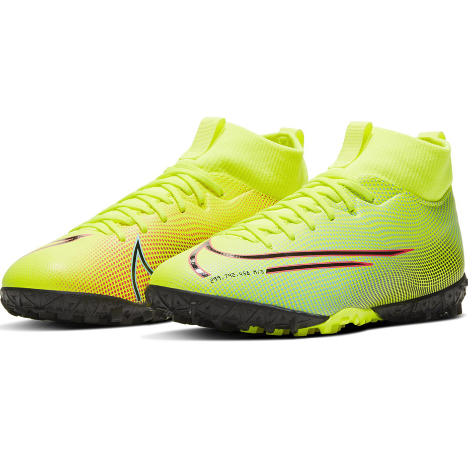 Buty piłkarskie Nike Mercurial Superfly 7 Academy MDS TF JUNIOR BQ5407 703 - obrazek 4