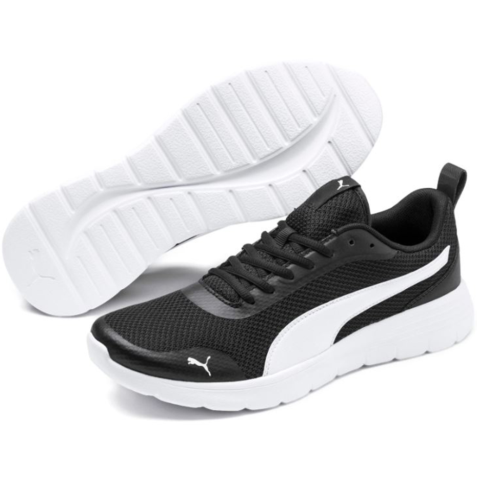 Buty męskie Puma Flex Renew czarno-białe 371120 02 - obrazek 4