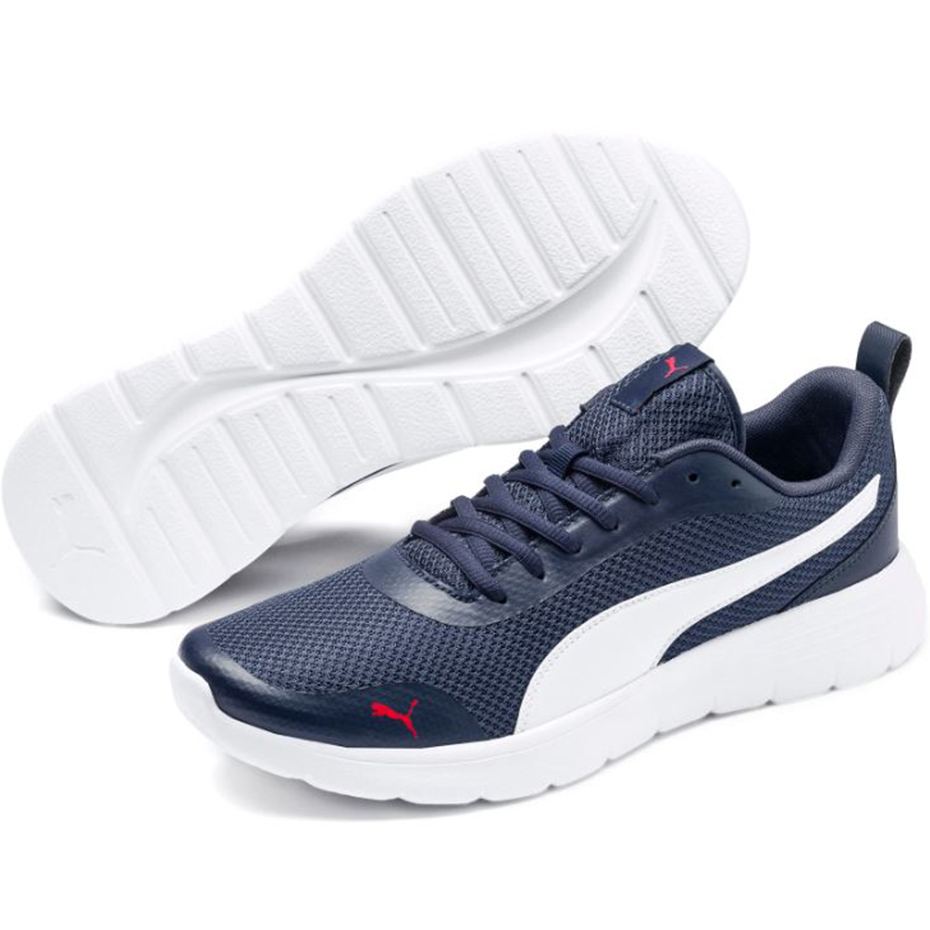 Buty męskie Puma Flex Renew granatowo-białe 371120 04 - obrazek 4