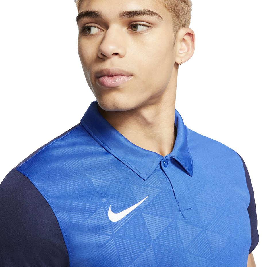 Koszulka męska Nike Trophy IV JSY SS niebieska BV6725 463 - obrazek 6