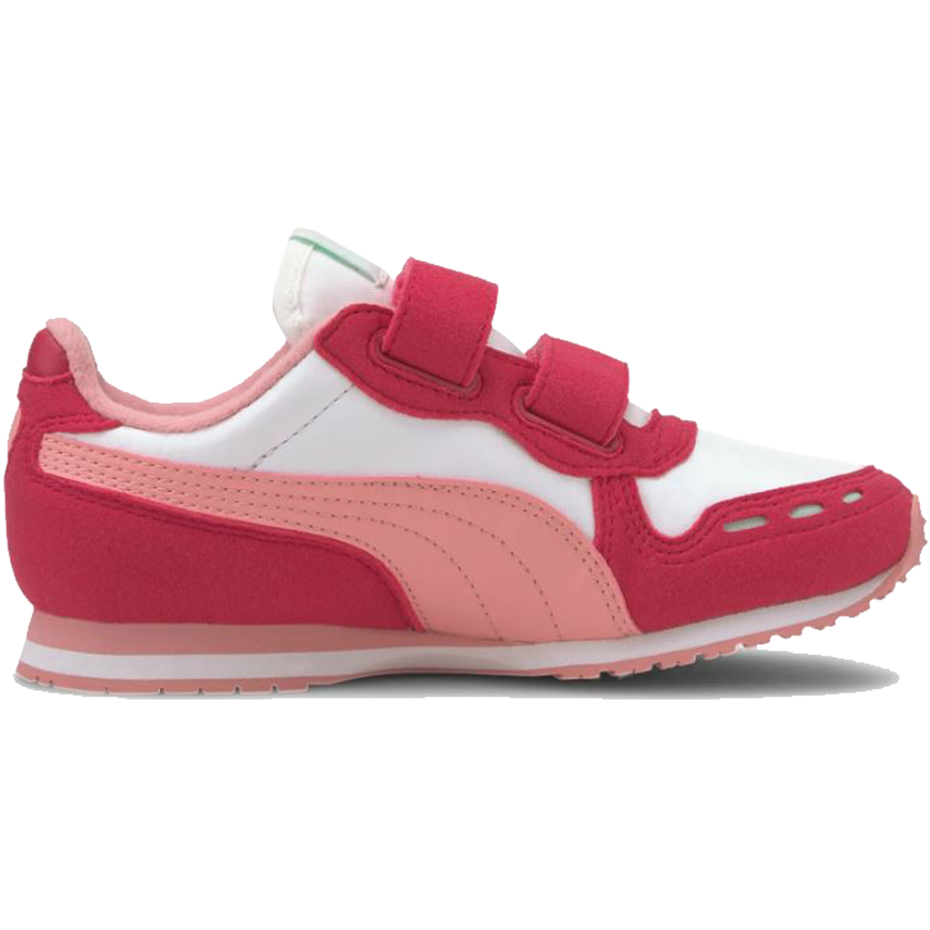 Buty dla dzieci Puma Cabana Racer SL V PS różowo-białe 360732 81
