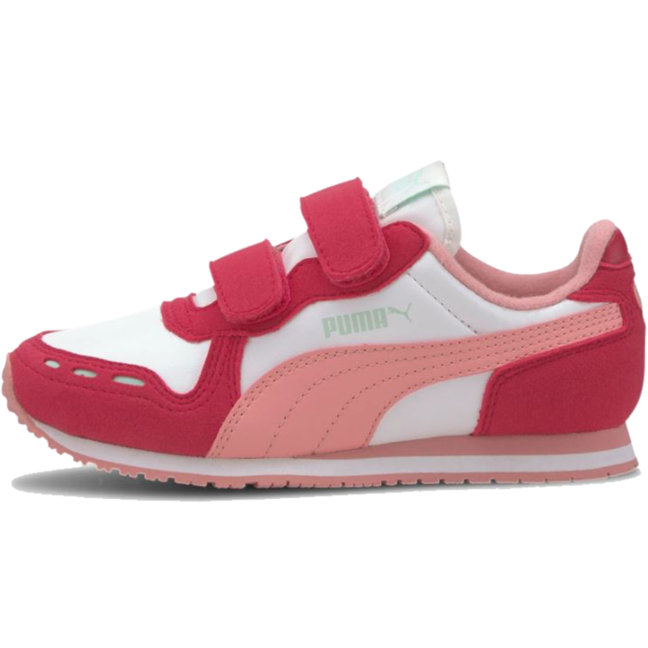 Buty dla dzieci Puma Cabana Racer SL V PS różowo-białe 360732 81 - obrazek 3