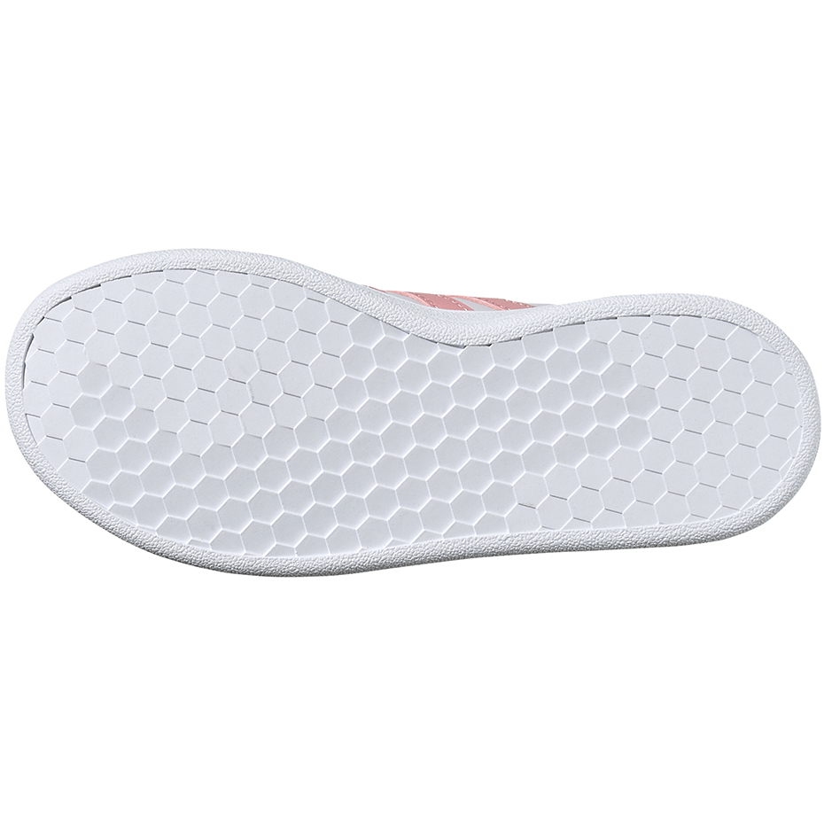 Buty dla dzieci adidas Grand Court C biało-różowe EG6737 - obrazek 7