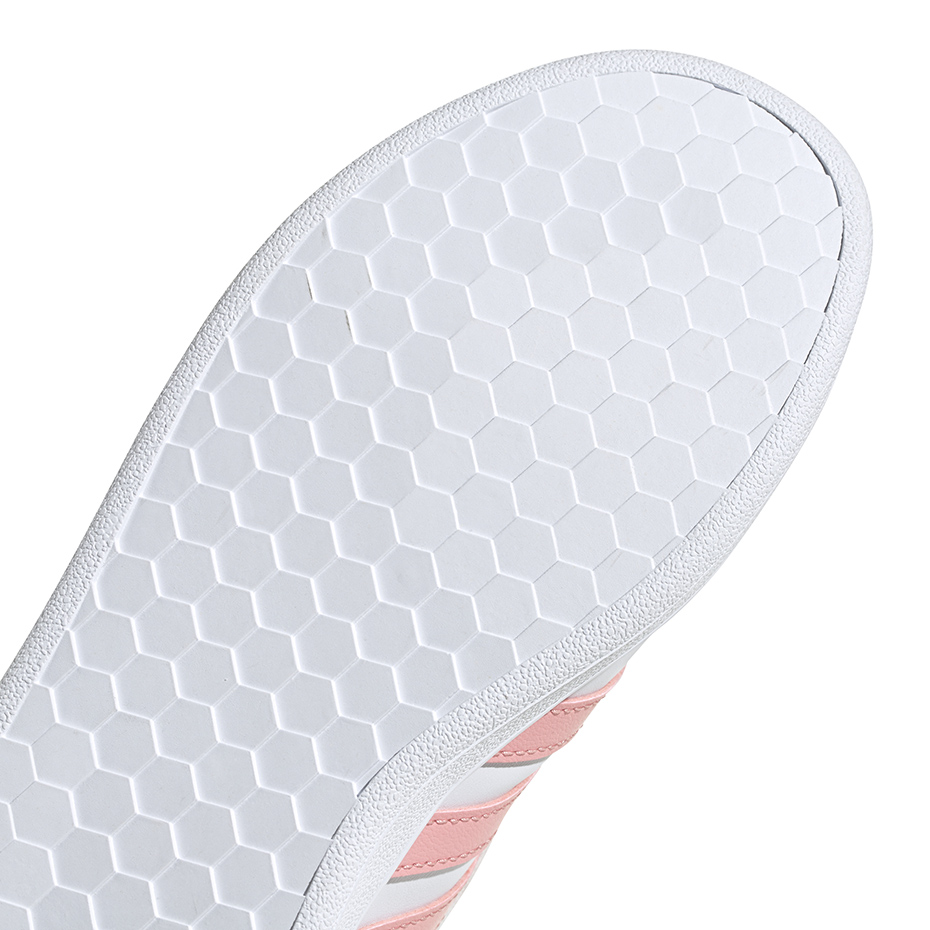 Buty dla dzieci adidas Grand Court K biało-różowe EG1995 - obrazek 6