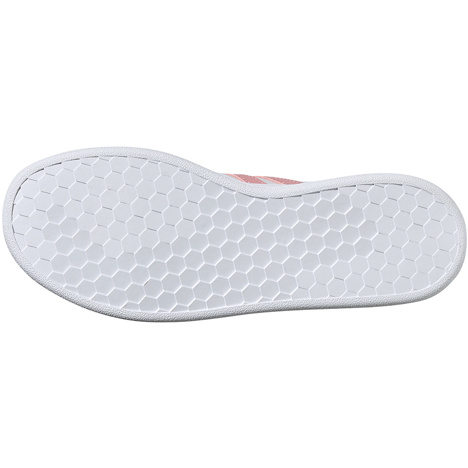 Buty dla dzieci adidas Grand Court K biało-różowe EG1995 - obrazek 7