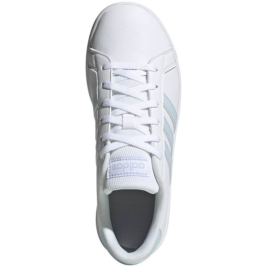 Buty dla dzieci adidas Grand Court K biało-niebieskie EG1994 - obrazek 2
