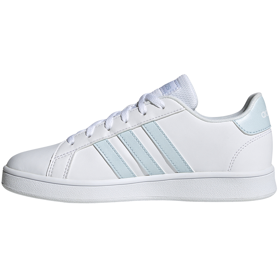 Buty dla dzieci adidas Grand Court K biało-niebieskie EG1994 - obrazek 3