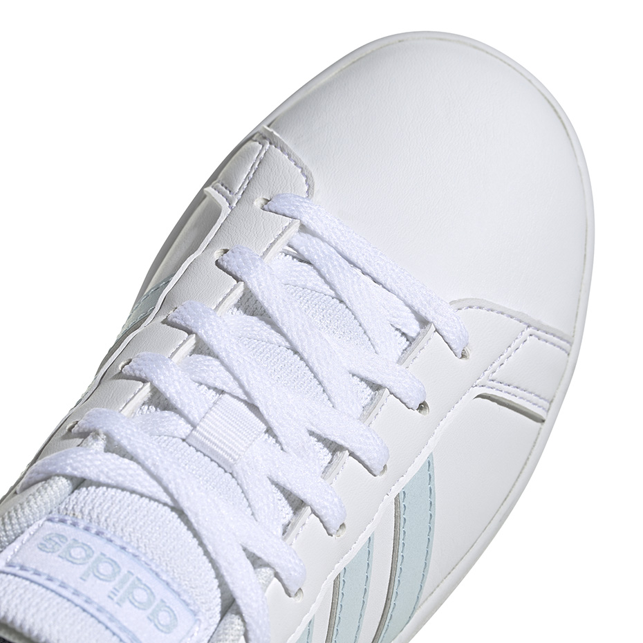 Buty dla dzieci adidas Grand Court K biało-niebieskie EG1994 - obrazek 4