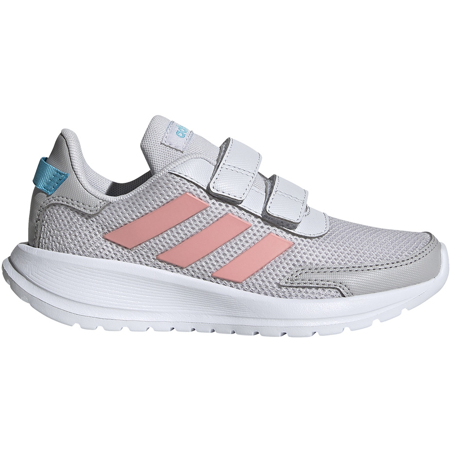 Buty dla dzieci adidas Tensaur Run C szaro-różowe EG4148