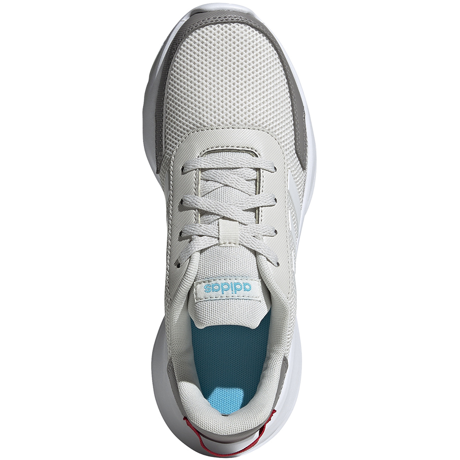 Buty dla dzieci adidas Tensaur Run K beżowo-szare EG4130 - obrazek 2