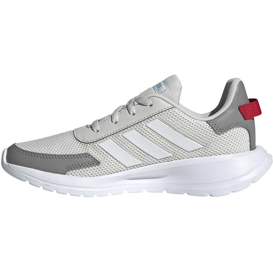 Buty dla dzieci adidas Tensaur Run K beżowo-szare EG4130 - obrazek 3