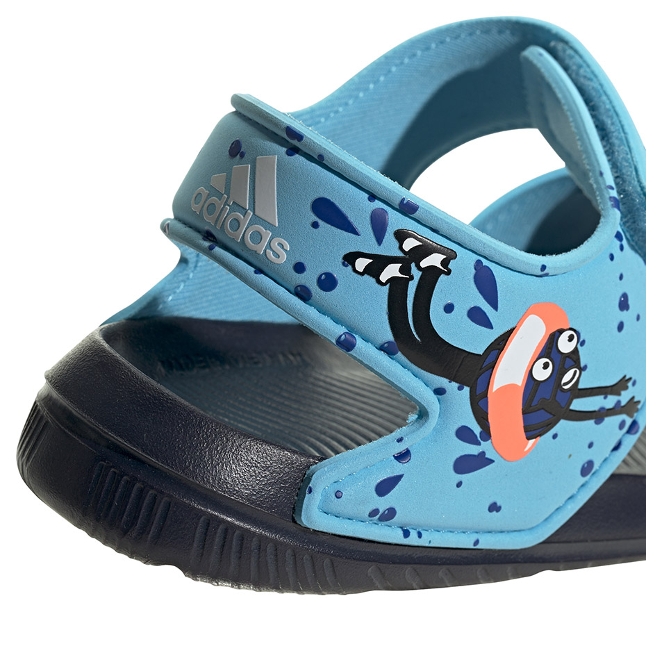 Sandały dla dzieci adidas Altaswim C niebieskie EG2178 - obrazek 5