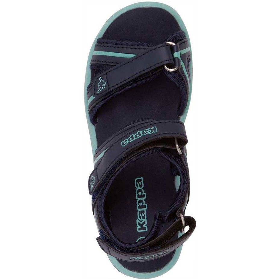 Sandały dla dzieci Kappa Breezy II K Footwear Kids granatowo-miętowe 260679K 6737 - obrazek 2
