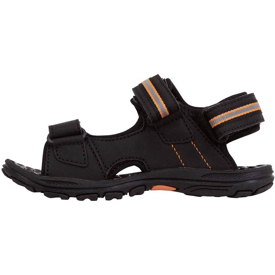 Sandały dla dzieci Kappa Symi T Footwear czarno-pomarańczowe 260685T 1144 - obrazek 3