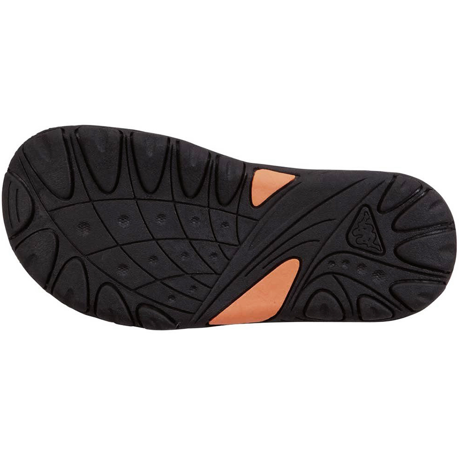 Sandały dla dzieci Kappa Symi T Footwear czarno-pomarańczowe 260685T 1144 - obrazek 4
