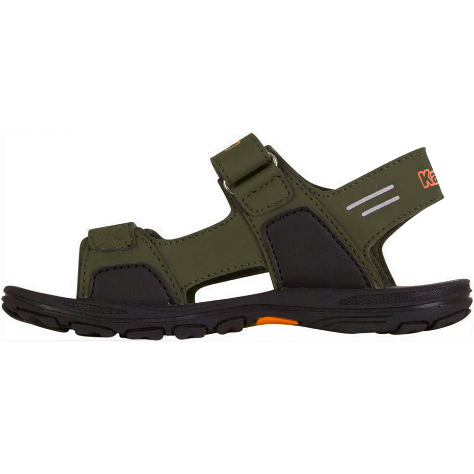 Sandały dla dzieci Kappa Pure K Footwear Kids zielono-pomarańczowe 260594K 3144 - obrazek 3
