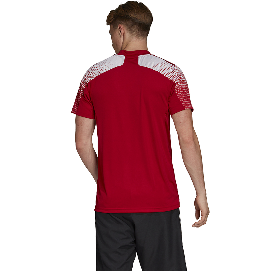 Koszulka męska adidas Regista 20 Jersey czerwono-biała FI4551 - obrazek 4