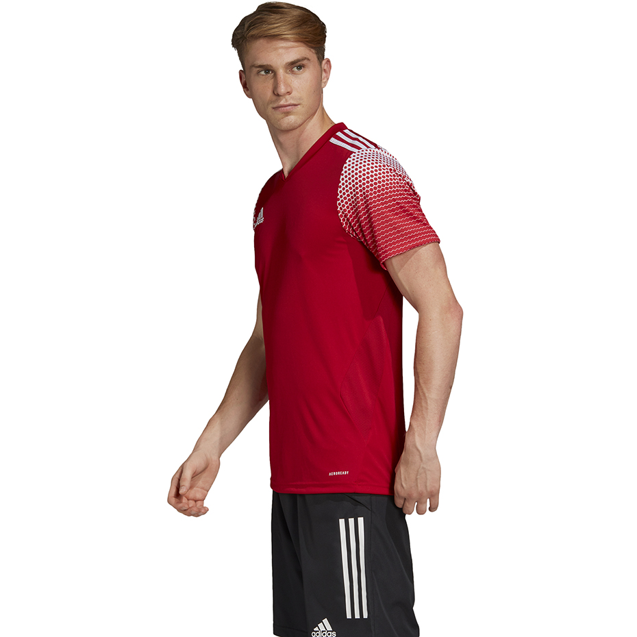 Koszulka męska adidas Regista 20 Jersey czerwono-biała FI4551 - obrazek 5