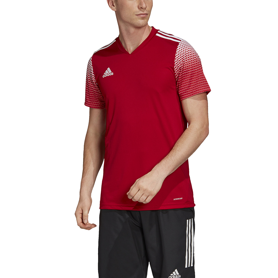 Koszulka męska adidas Regista 20 Jersey czerwono-biała FI4551 - obrazek 6