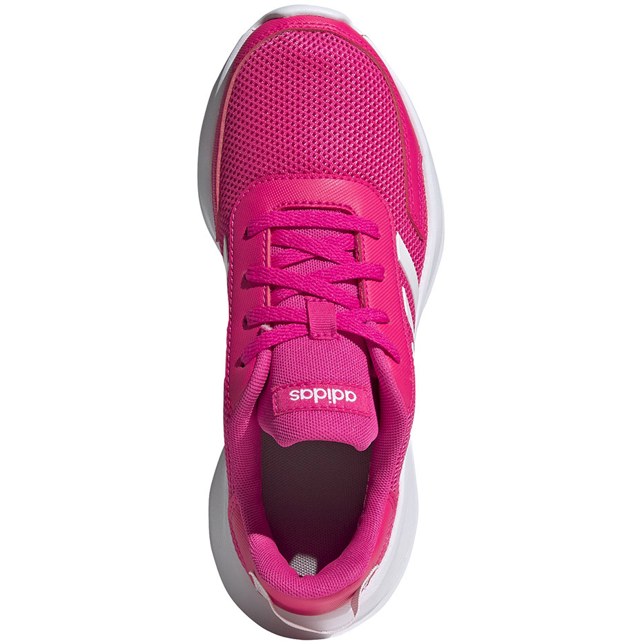 Buty dla dzieci adidas Tensaur Run K różowo-białe EG4126 - obrazek 2