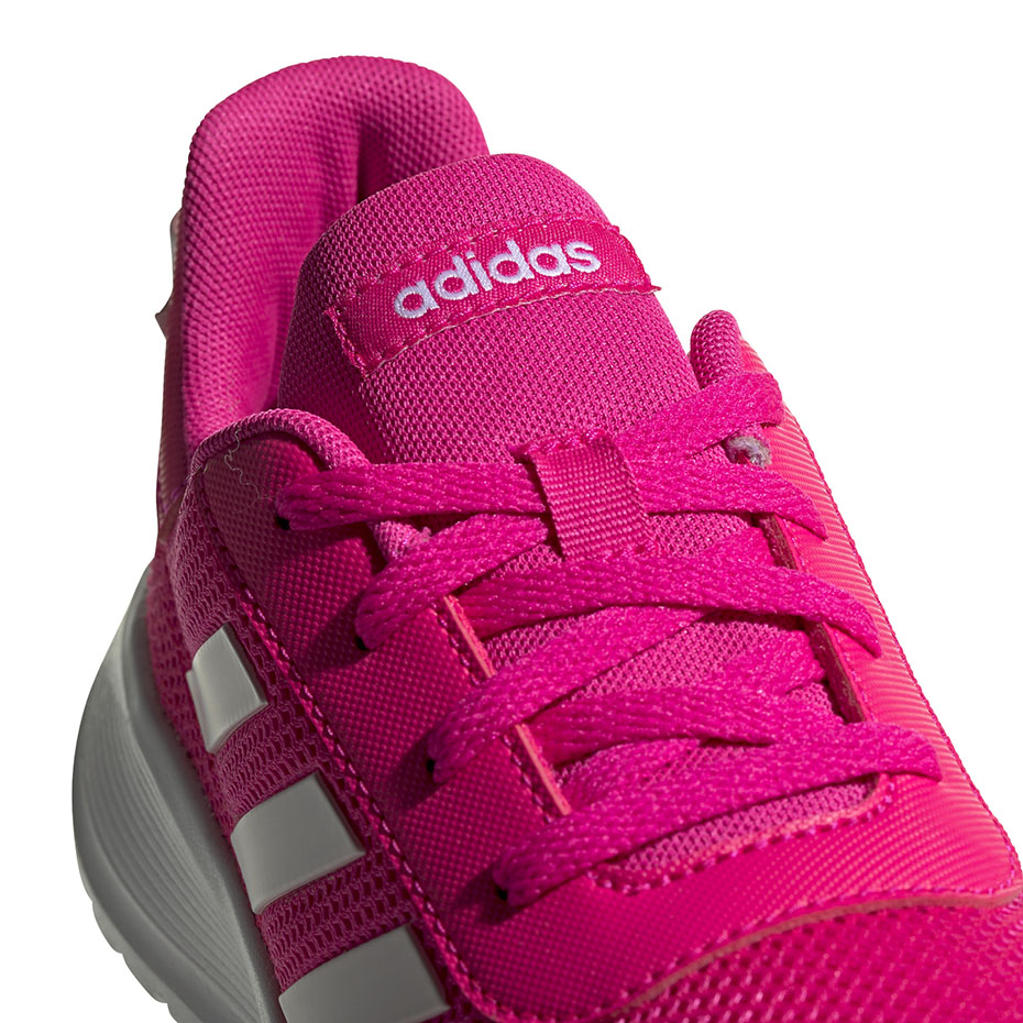 Buty dla dzieci adidas Tensaur Run K różowo-białe EG4126 - obrazek 5