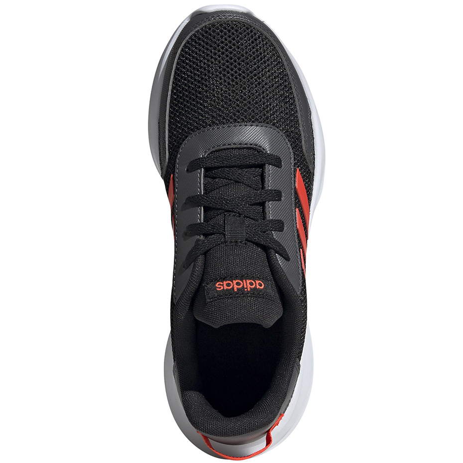 Buty dla dzieci adidas Tensaur Run K czarno-pomarańczowe EG4124 - obrazek 2