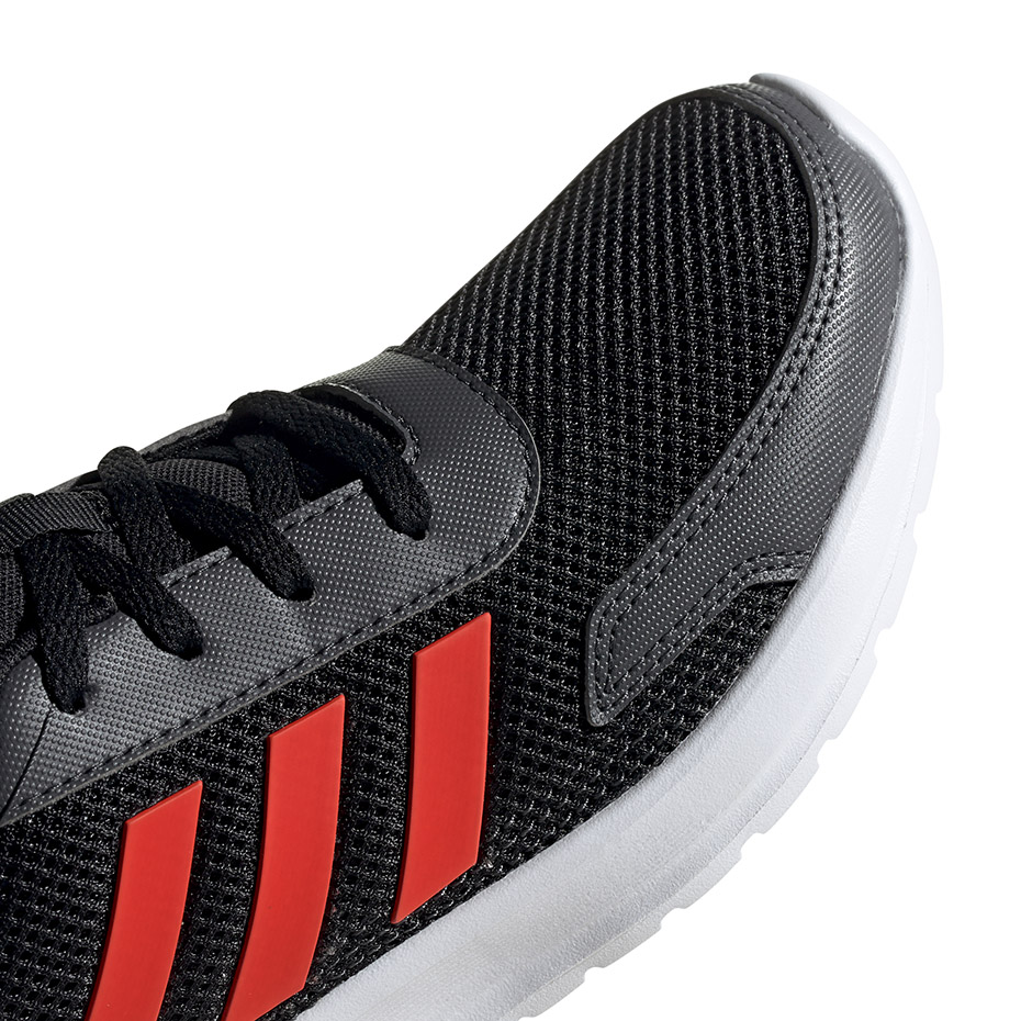 Buty dla dzieci adidas Tensaur Run K czarno-pomarańczowe EG4124 - obrazek 4