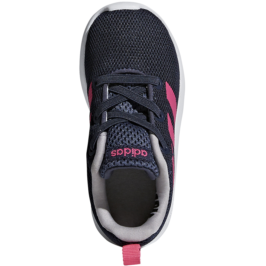 Buty dla dzieci adidas Lite Racer CLN K granatowo-różowe BB7053 - obrazek 2