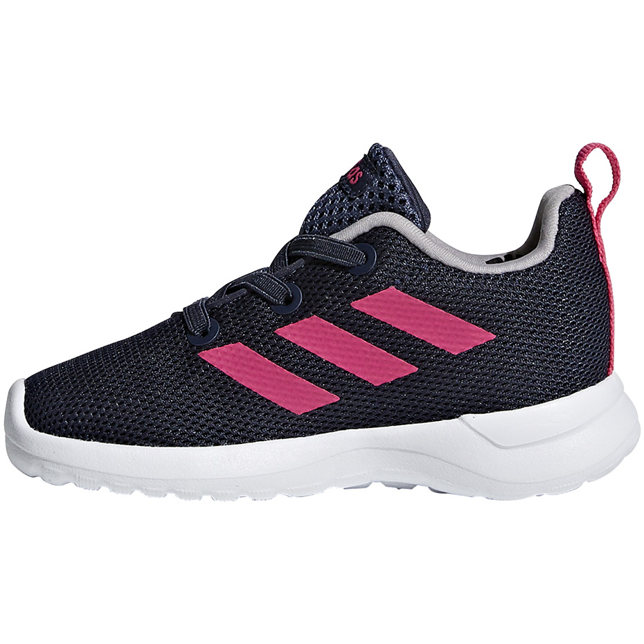 Buty dla dzieci adidas Lite Racer CLN K granatowo-różowe BB7053 - obrazek 3