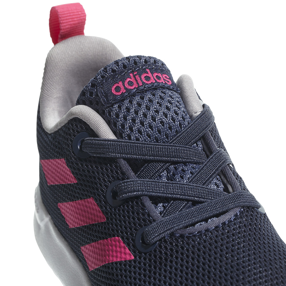 Buty dla dzieci adidas Lite Racer CLN K granatowo-różowe BB7053 - obrazek 4