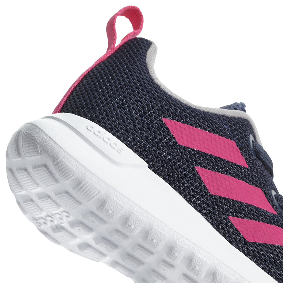 Buty dla dzieci adidas Lite Racer CLN K granatowo-różowe BB7053 - obrazek 5
