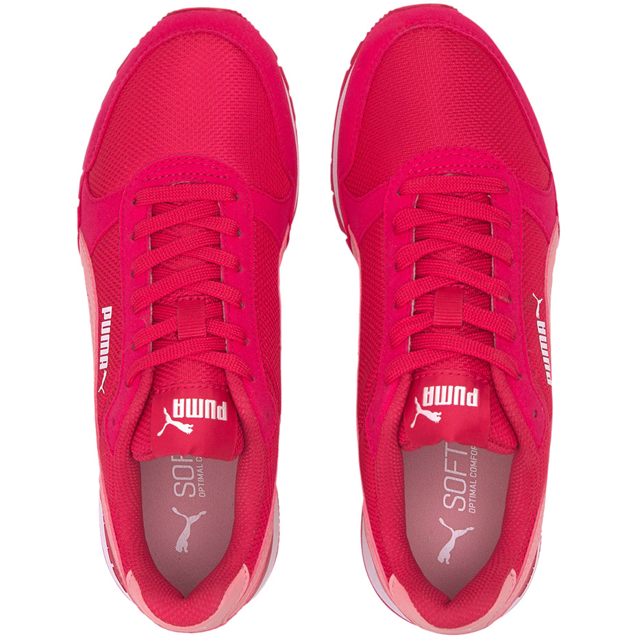 Buty Puma ST Runner v2 Mesh JR różowe 367135 08 - obrazek 2