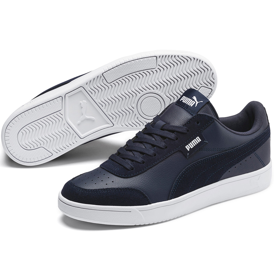 Buty męskie Puma Court Legend Lo granatowe 371931 01 - obrazek 4