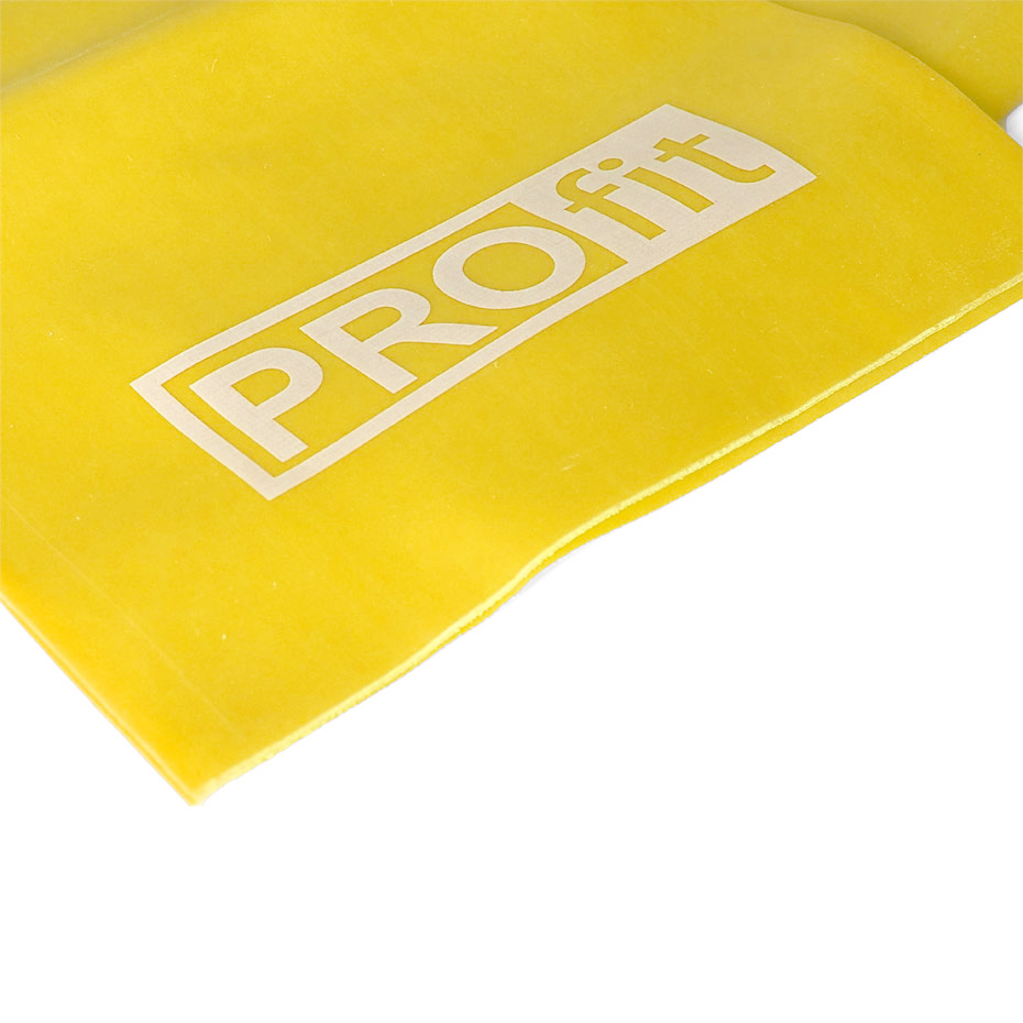 Guma Fitness Profit Light 120x15x0,35cm żółta DK 2227 - obrazek 3