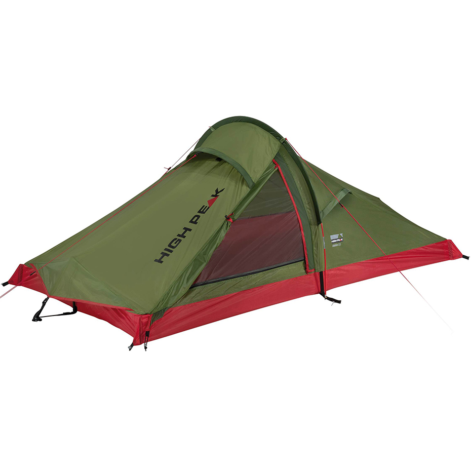 Namiot High Peak Siskin 2 zielono-czerwony 10184 - obrazek 2
