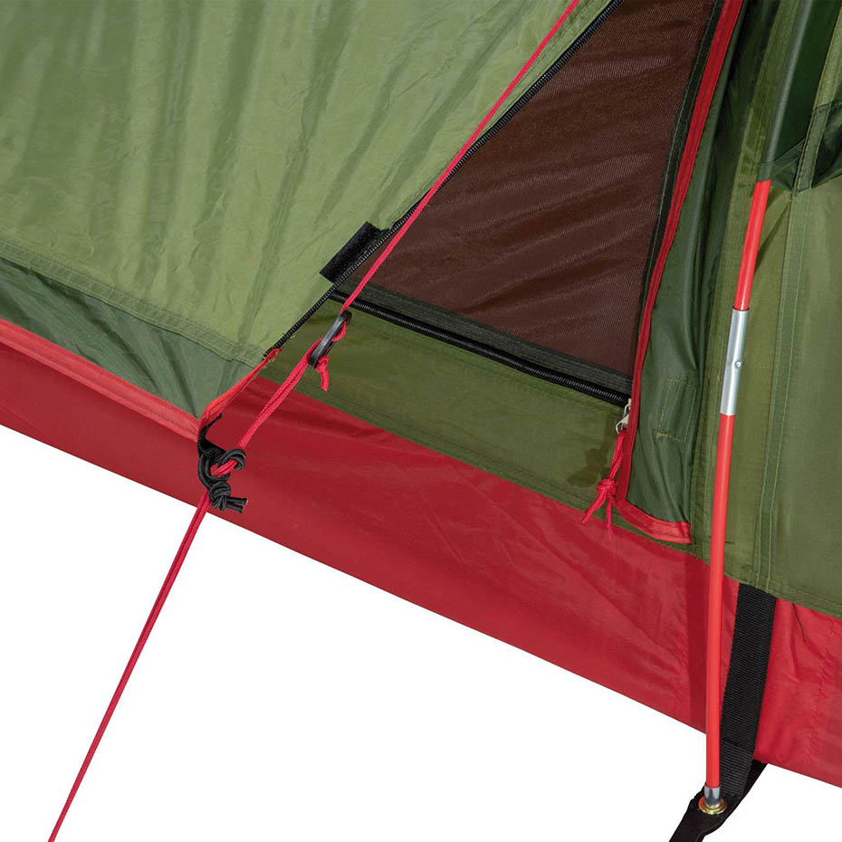 Namiot High Peak Siskin 2 zielono-czerwony 10184 - obrazek 4