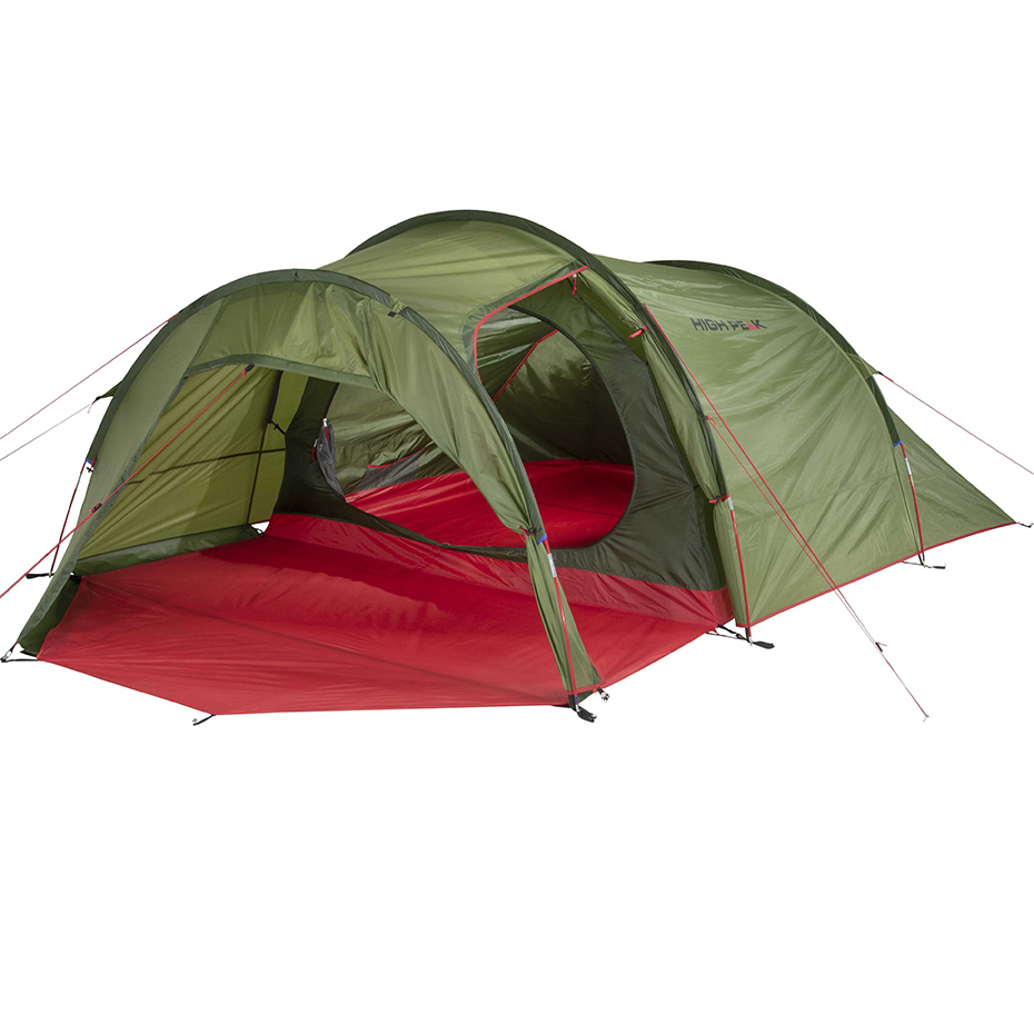 Namiot High Peak Goshawk 4 zielono-czerwony 10307 - obrazek 3