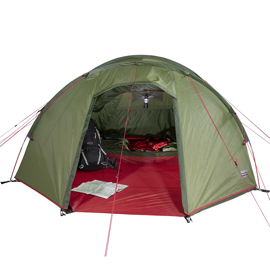 Namiot High Peak Goshawk 4 zielono-czerwony 10307 - obrazek 5