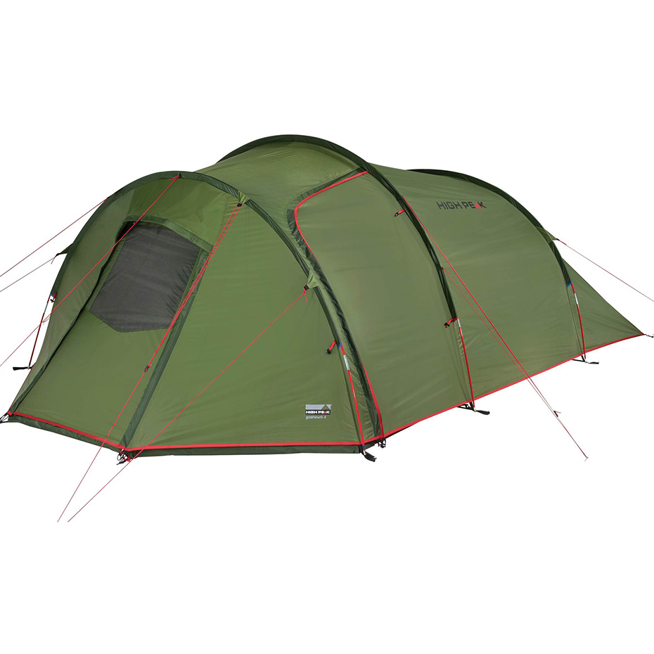 Namiot High Peak Goshawk 4 zielono-czerwony 10307 - obrazek 7