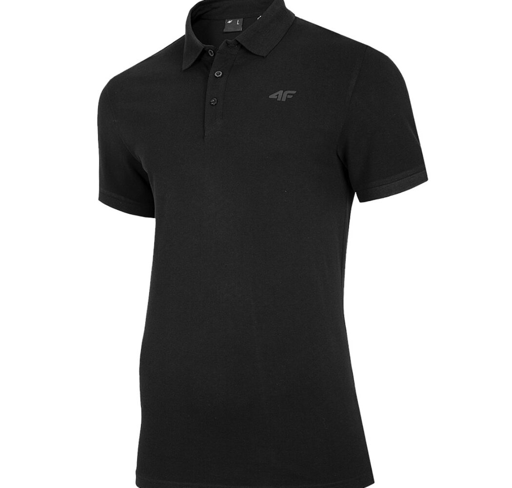 Koszulka męska 4F głęboka czerń NOSH4 TSM008 20S