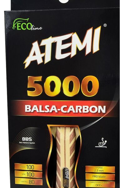 Rakietka do ping ponga Atemi 5000 Balsa Carbon concave