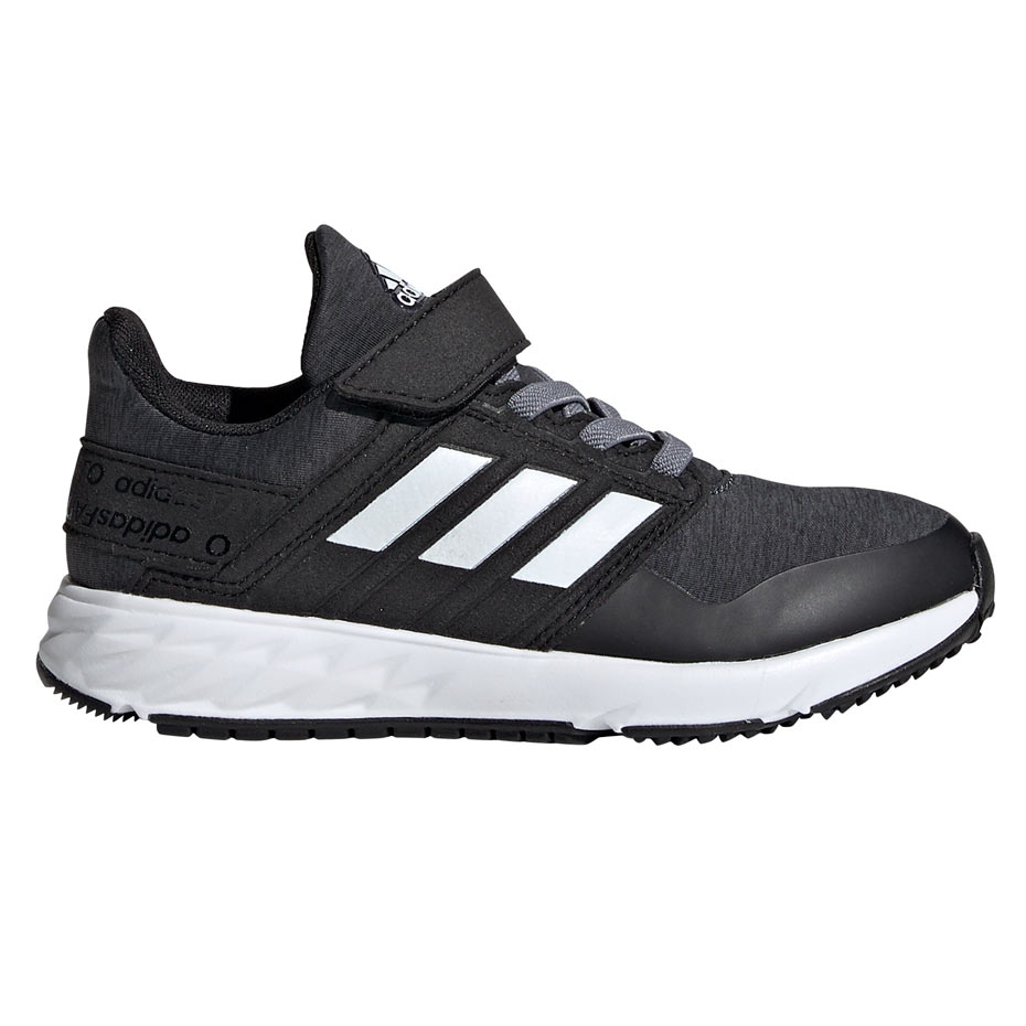 Buty dla dzieci adidas FortaFaito EL K czarno-szare EE7309