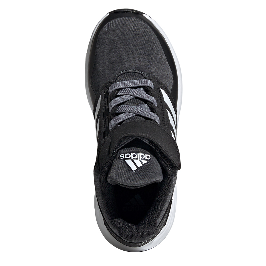Buty dla dzieci adidas FortaFaito EL K czarno-szare EE7309 - obrazek 2
